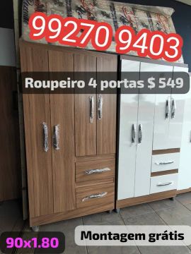 Guarda roupa 4 portas,Novo 