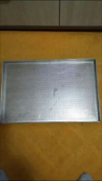 Assadeira em alumínio 35x35cm perfurada para forno modelo Miniconv fabricante Prática 