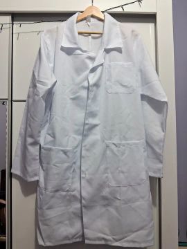 Avental/Jaleco Branco tam G