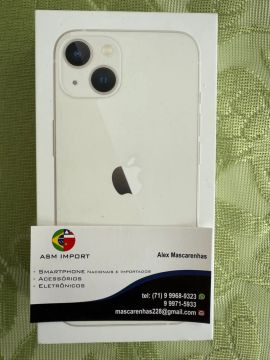 iPhone 13 branco , lacrado e com garantia Apple de um e.