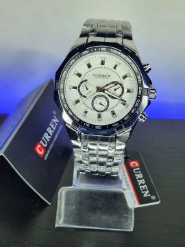 Relógio Curren 8084 - Silver White