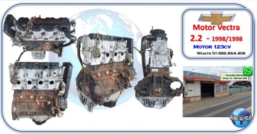 Motor Vectra 2.2  123cv com baixa