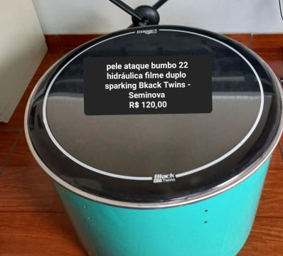 Pele Ataque Bumbo 22 Black Twins
