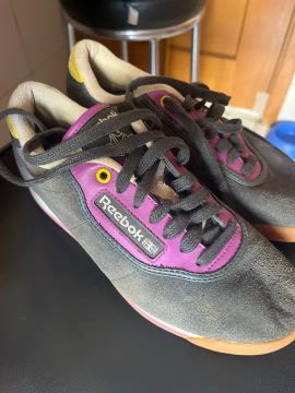 Tênis Reebok Vintage Cinza e Roxo