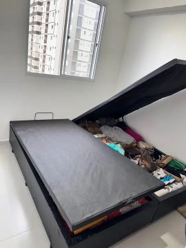 Cama Box King com Baú