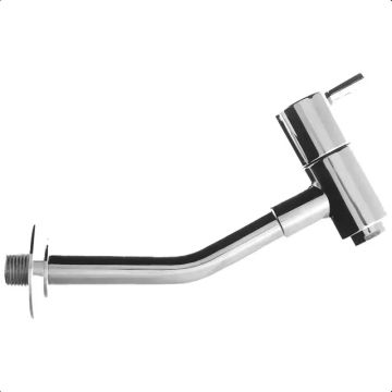 Torneira Gourmet De Parede Metal Cromada Metal Design Luxo