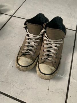 Allstar Cinza com Spikes - Tamanho 38 - Cano Alto