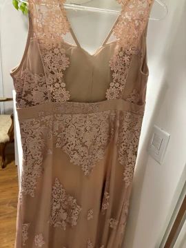 Vestido de festa rosé