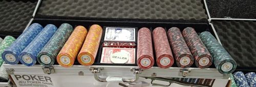 Jogo de Poker Completo com Maleta 500 fichas 