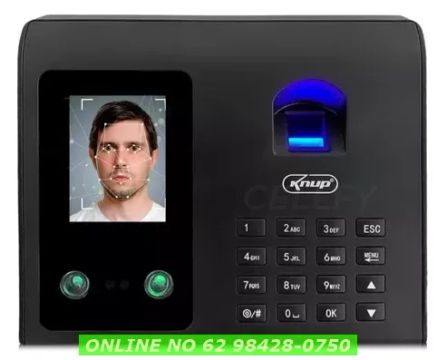Relógio De Ponto Digital Biométrico E Facial 1500 Cadastros