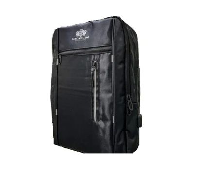 Mochila Nylon Impermeável Preta New Goose Usb Laptop Até 17 Polegadas - Charuto Macanudo