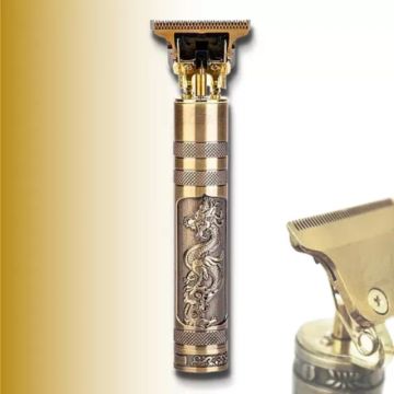 Máquina de Cortar Cabelo Aparador Barbeador Elátrica Com 5 Pentes Nova 