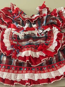 Vestido de Festa Junina Infantil
