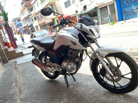 Honda CG 160 cargo branca 2024