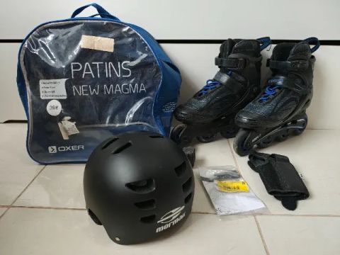 Patins Roller (in line) Oxer nro 39 - usado 