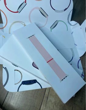 Caixa Vazia Apple Watch Séries 9 41mm Pink