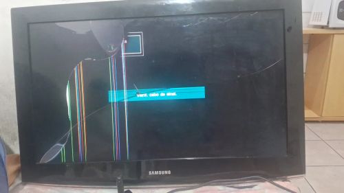 Tv Samsung parar retira peças