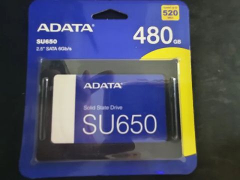 SSD Adata de 480GB Novo Lacrado Sem Uso