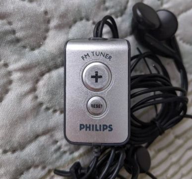 Phone de ouvidos com Radio Philips integrada