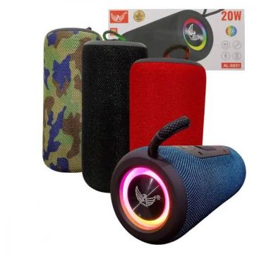 Caixa de Som Bluetooth 20W Com Luz de Led