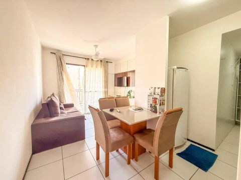 Alugo um apartamento SemiMobiliado no Grand Park Pássaros de 2 quartos - Calhau