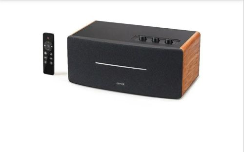 Caixa de Som Edifier D12 Bluetooth com Madeira