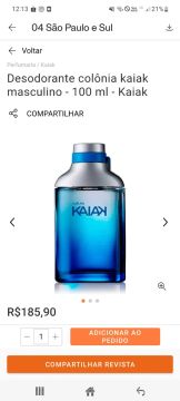 Perfume kaiak natura 