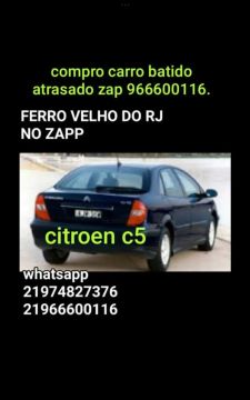 Citroen C5 - Carro Batido WhatsApp * q fala direto com vendedor