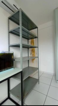 Estante de Metal Cinza 6 Prateleiras