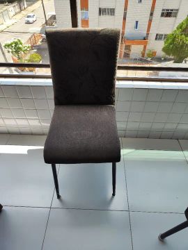 Cadeira estofada moderna 2 unidades!