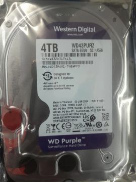 Hd 4tb wd purple novo lacrado