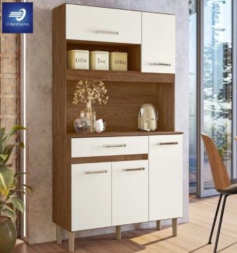 Kit Cozinha Compacto 1 Gaveta 5 Portas