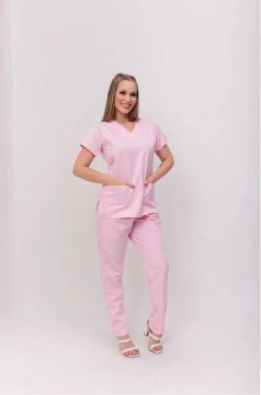Conjunto Scrub Feminino Rosa - Tamanho G