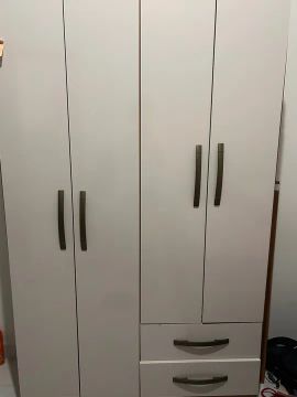 Armário de 4 Portas Branco