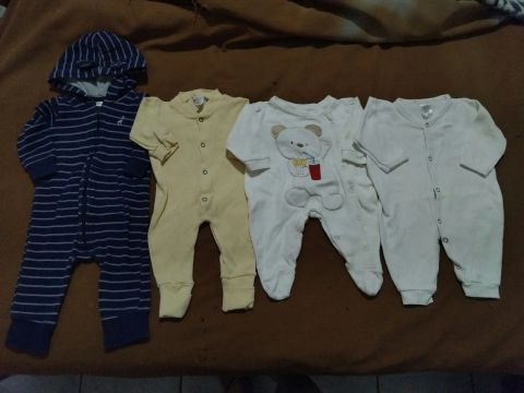 Lote de roupinhas para bebê menino tamanhos RN a 3 meses 