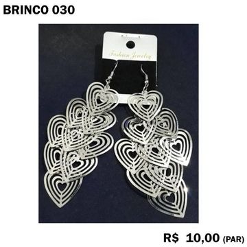 Brinco Corações - Modelo 30