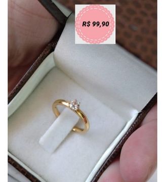 Promoção aneis 15 anos banhados a ouro 18k 