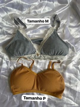 Sutiãs/ Tops tamanho M e P - novos!