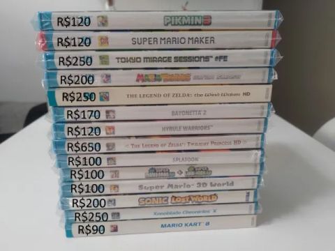 Diversos Jogos Nintendo Wii U