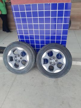 Rodas Aro 17 com co. Pneus compasse/ fiat touro 
