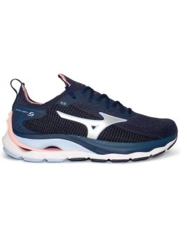 Tênis Mizuno Wave Shadow 5 - Azul Marinho.
