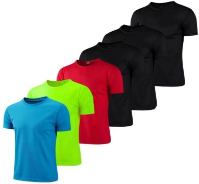 Camisas de Malha - 6 cores - Tamanhos P ao GG