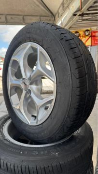 Jogo de roda 14 Pneus 90% Firestone 10x
