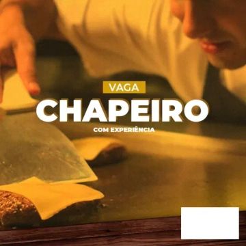 Contratamos chapeiro 