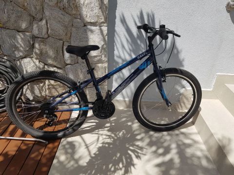 Bike aro 24 Caloi Max 2021 Aço Carbono Azul