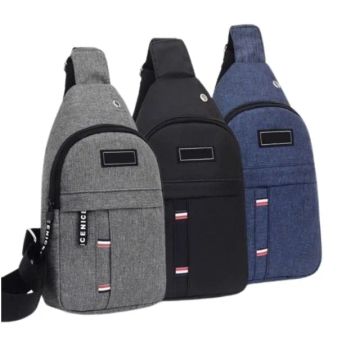 Bolsa Bag Lateral para celular Pochete com ziper Unissex Alça regulável