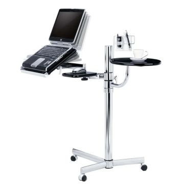 Mesa ergonômica para notebook com mesa auxiliar