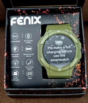 Smartwatch Fenix - Novo - A prova d'água!