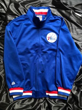 Jaqueta Vintage Philadelphia 76ers NBA Majestic 