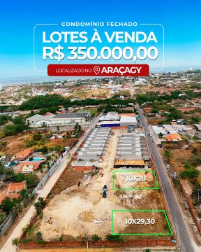 Terreno em Condominio IBIZA à venda em Araçagy - R$ 350.000,00